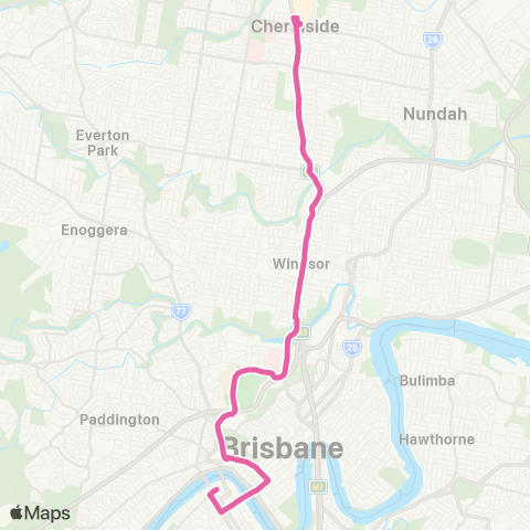 TransLink Chermside - City map