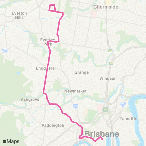 TransLink McDowall - City Express map