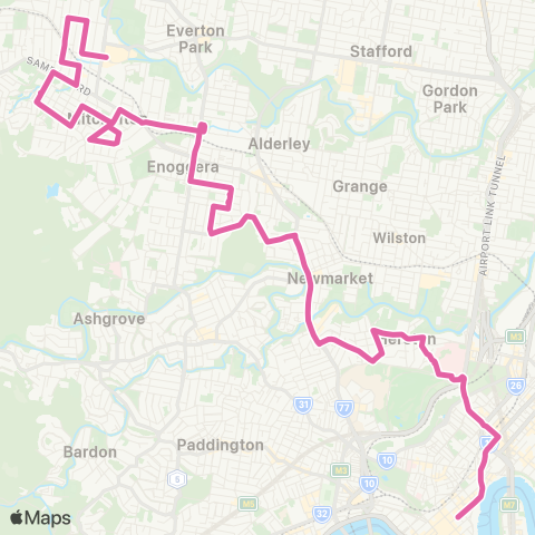 TransLink Mitchelton - City map