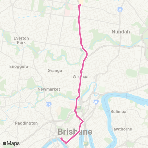 TransLink City - Chermside map