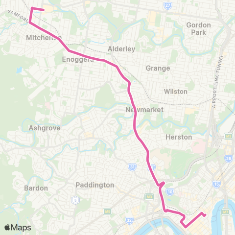 TransLink Mitchelton - City map