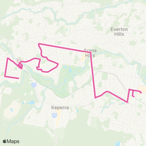 TransLink Mitchelton - Ferny Grove map