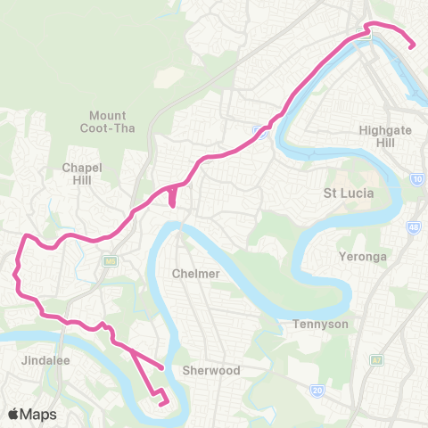 TransLink Fig Tree Pocket - City Express map