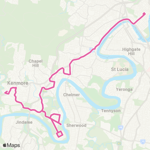 TransLink Fig Tree Pocket - City map