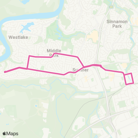 TransLink Riverhills West - Darra map