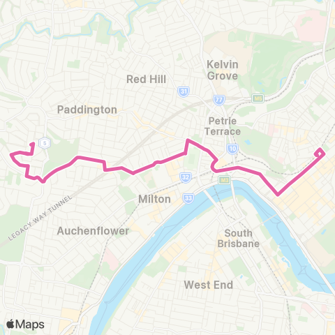 TransLink Rainworth - City map