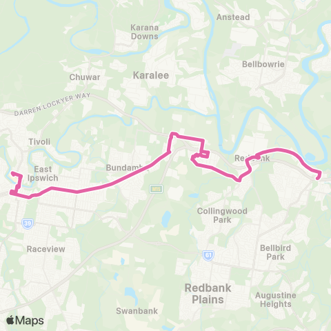 TransLink Riverlink Shopping Centre - Goodna map