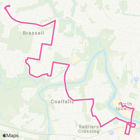 TransLink Brassall - Riverlink Shopping Centre map