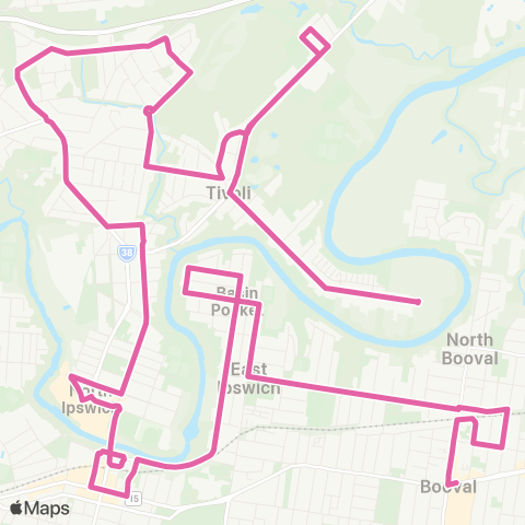 TransLink Tivoli - Booval Fair map