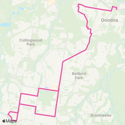 TransLink Redbank Plains - Goodna map