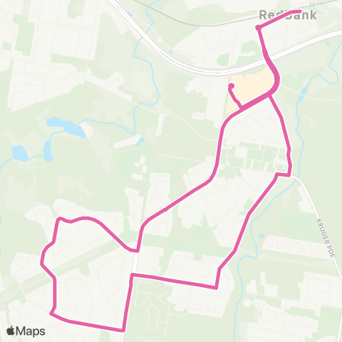 TransLink Collingwood Park - Redbank (Loop) map