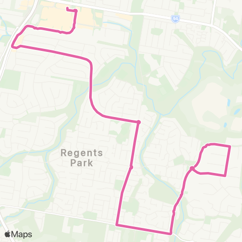 TransLink Browns Plains - Heritage Park map