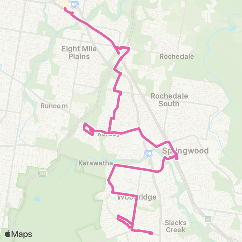 TransLink Garden City - Logan Central map