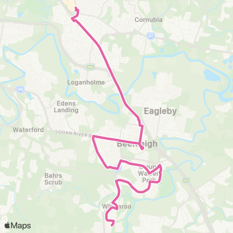 TransLink Loganholme - Windaroo map