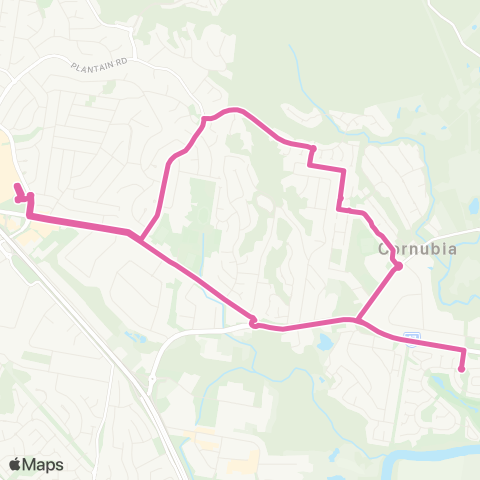 TransLink Loganholme - Cornubia (Loop) map