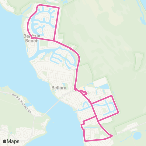 TransLink Banksia Beach - Bongaree (Loop) map