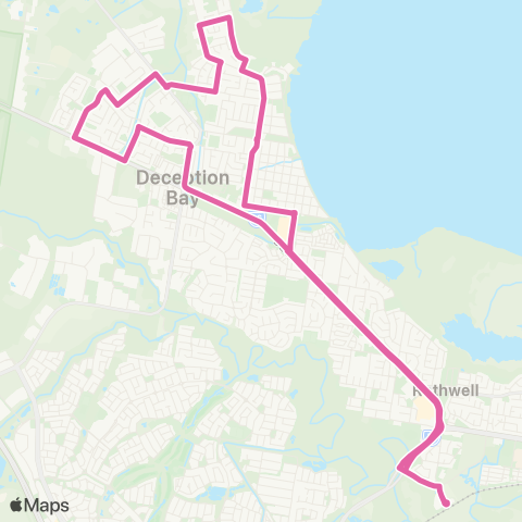 TransLink Deception Bay - Rothwell map