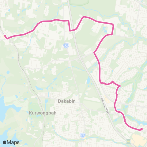 TransLink Narangba - North Lakes map