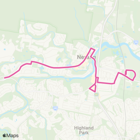 TransLink Nerang West - Nerang map