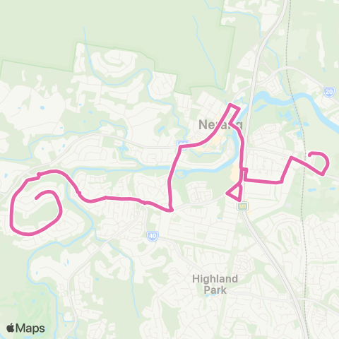 TransLink Clearwater - Nerang map