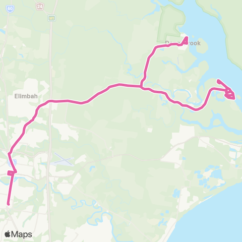 TransLink Toorbul - Donnybrook (Shopper Service) map