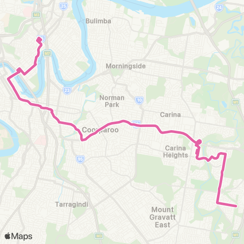 TransLink Valley - Carindale Heights map