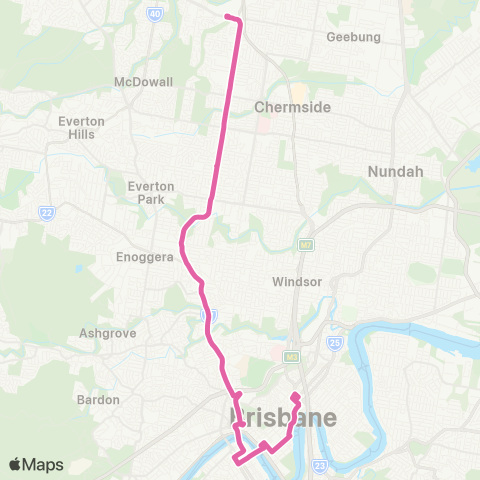 TransLink Aspley - Valley map