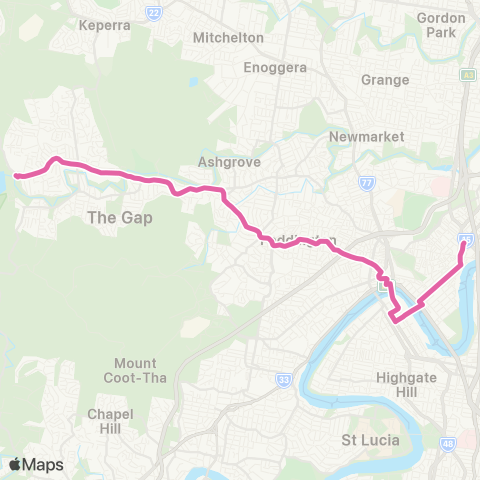 TransLink Valley - The Gap map