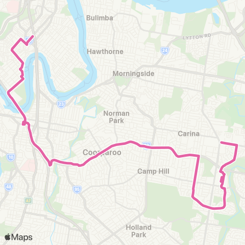 TransLink Carindale - City Precincts / Val Rocket map