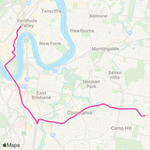 TransLink Carina - City Rocket map