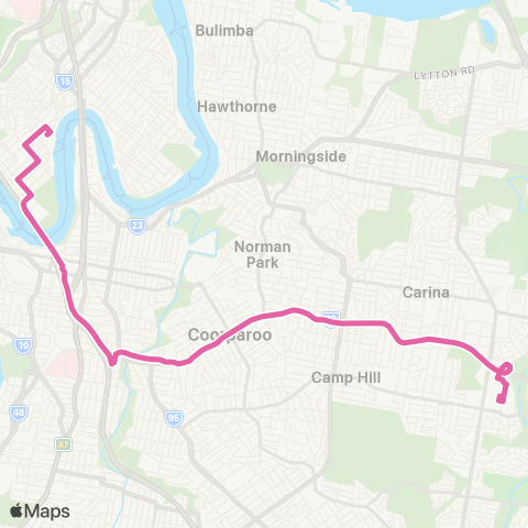 TransLink Carindale - City Rocket map