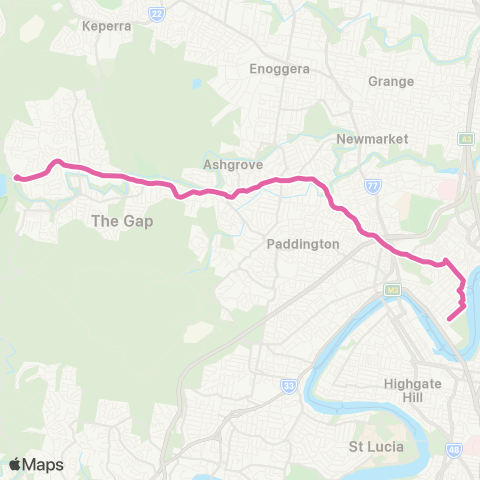 TransLink The Gap - City Precincts Rocket map