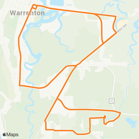 SETD Warrenton / Hammond map