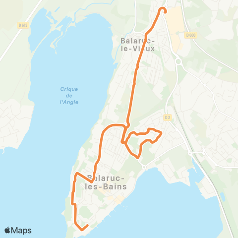 Sète Agglopôle Mobilité Ligne 15 map