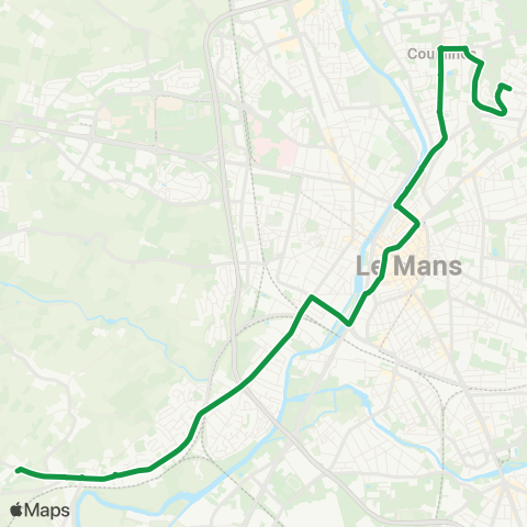 SETRAM St-Georges / St-Joseph – Bellevue-Hauts de C. map