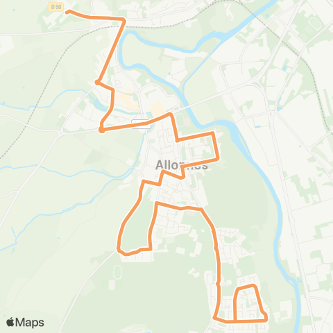 SETRAM St-Georges / St-Joseph - Allonnes map