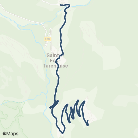 Navette de Sainte-Foy-Tarentaise Navette Sainte-Foy-Tarentaise map