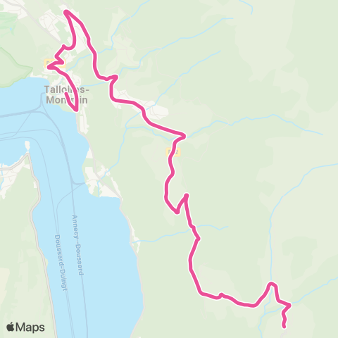 Sibra Talloires / Montmin Mairie map