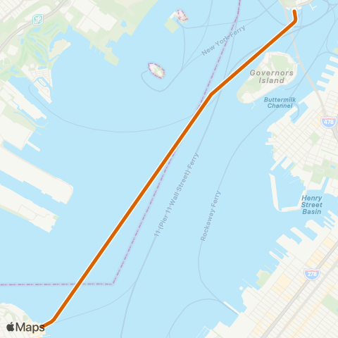 Staten Island Ferry Staten Island Ferry map