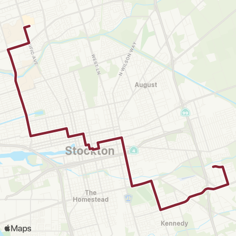 San Joaquin RTD Section-Oro-Malls map