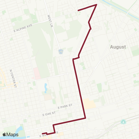 San Joaquin RTD DTC-Alpine / Sanguinetti map