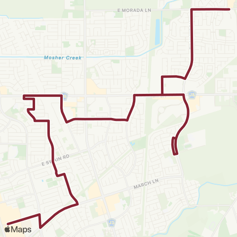 San Joaquin RTD Kermit-Hammer-Kaiser map