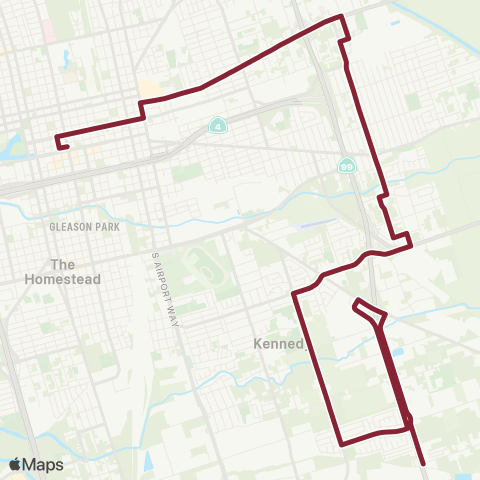 San Joaquin RTD Myrtle / Oro-DTC map