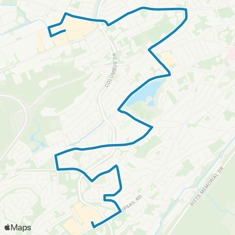 Metrobus Avalon Mall / Village map