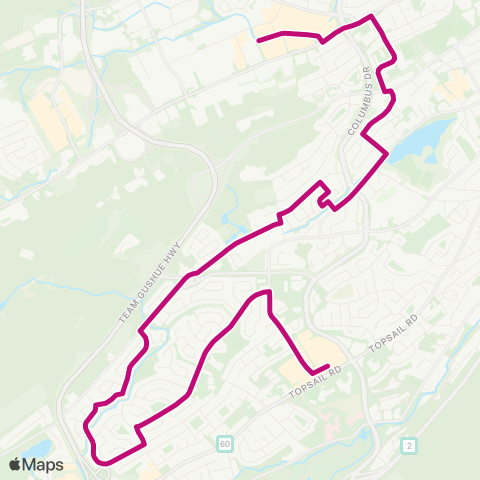 Metrobus Village / Cowan Hts / Mundy Pd / Avalon map