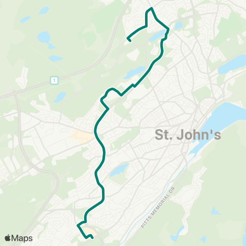 Metrobus Cowan Heights Insitutes Express map