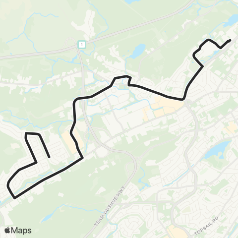 Metrobus Kenmount Terrace Semi Express map