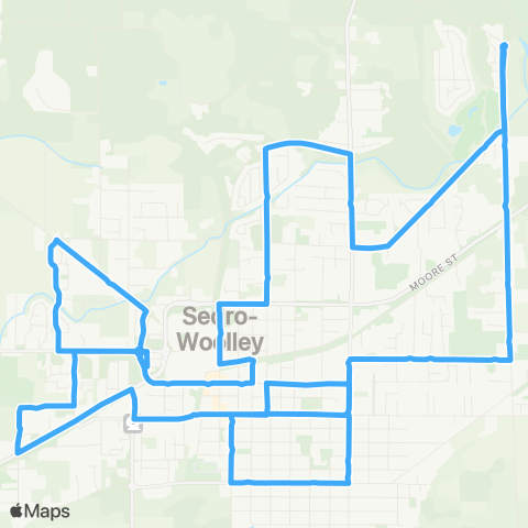 Skagit Transit Route 300 map