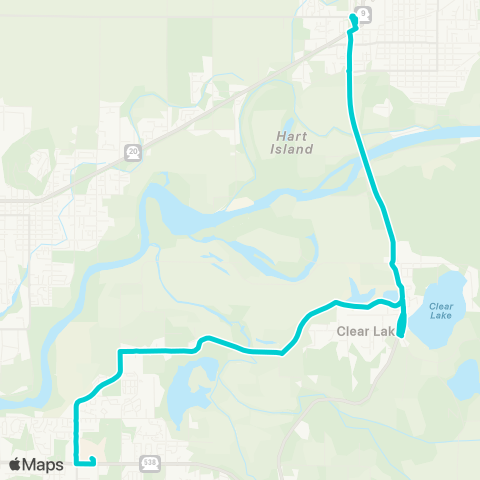 Skagit Transit Route 305 map