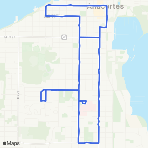 Skagit Transit Route 409 map